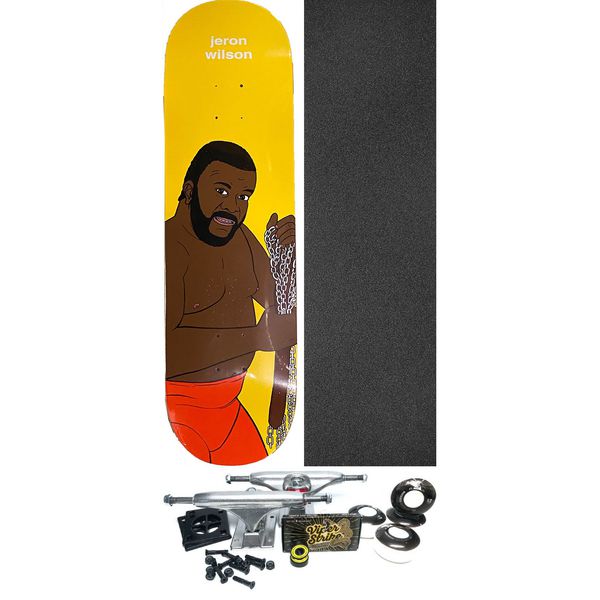 Enjoi Skateboards Cameo Wilson The Nine Club Skateboard Deck Resin-7 - 8.5" x 32" - Complete Skateboard Bundle